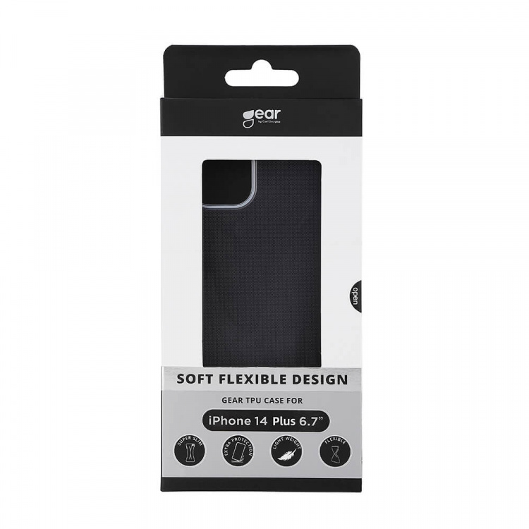Gear Suojakuori TPU Läpinäkyvä - iPhone 14 Plus Gear Suojakuori TPU Läpinäkyvä - iPhone 14 Plus