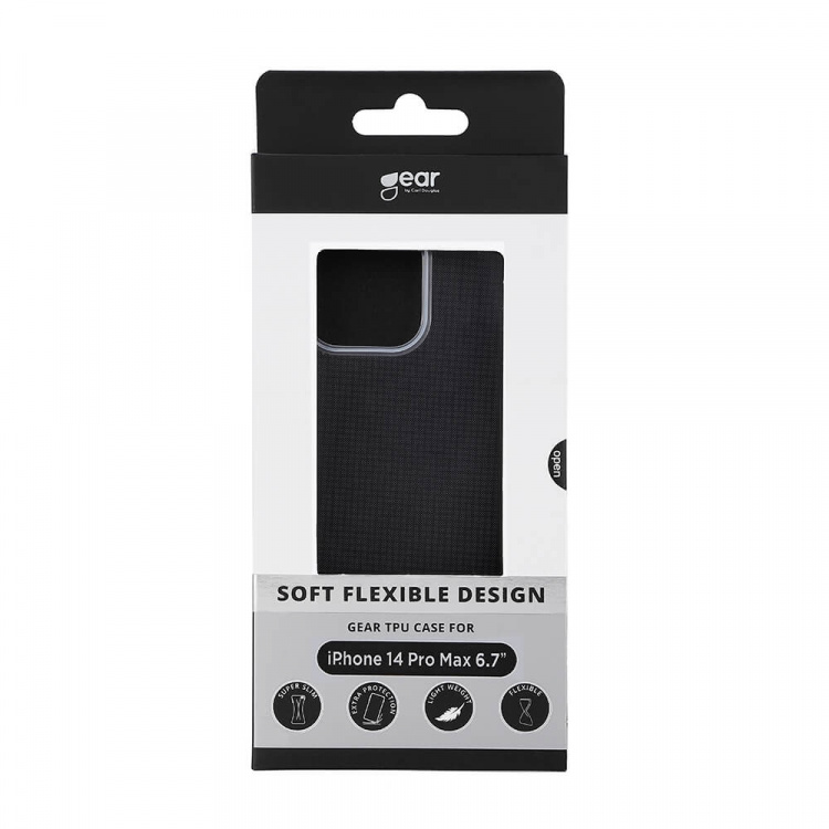 Gear Suojakuori TPU Läpinäkyvä - iPhone 14 Pro Max Gear Suojakuori TPU Läpinäkyvä - iPhone 14 Pro Max