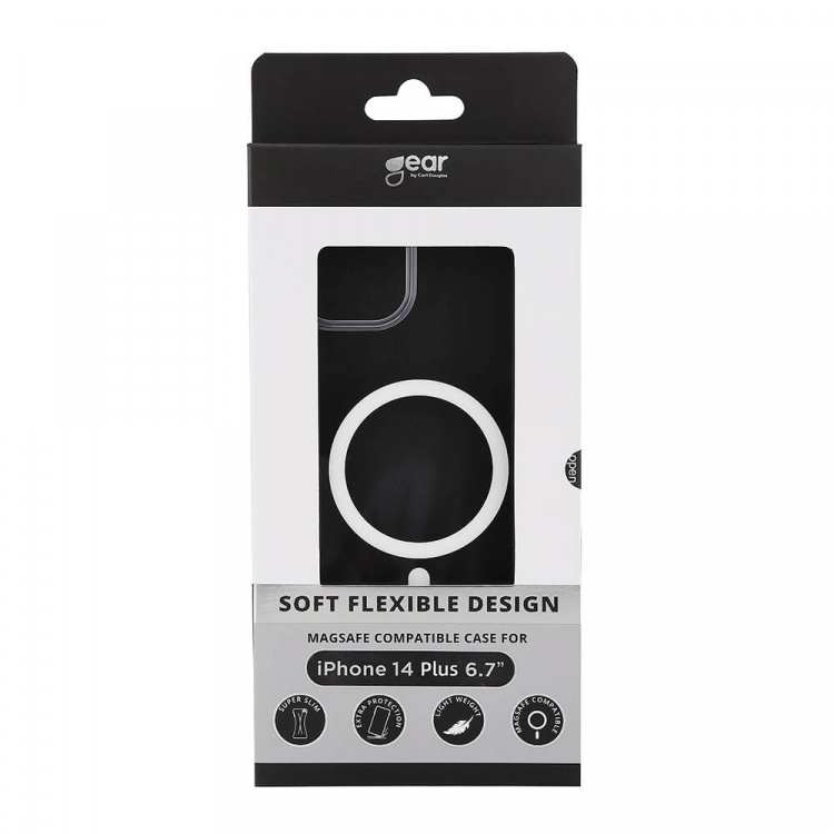Gear Suojakuori TPE/PC MagSeries Läpinäkyvä - iPhone 14 Plus