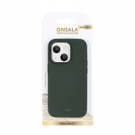 Onsala Suojakuori Silikooni Olive Green - iPhone 14 Pro
