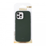 Onsala Suojakuori Silikooni Olive Green - iPhone 14 Pro Max Onsala Suojakuori Silikooni Olive Green - iPhone 14 Pro Max