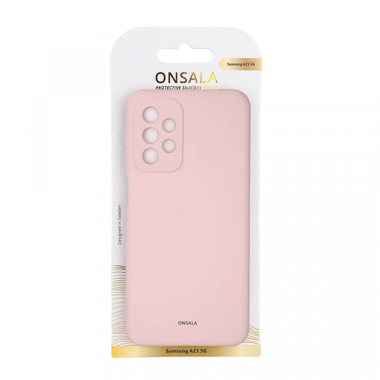 Onsala Mobilfodral Silikooni Chalk Pink - Samsung Galaxy A23 5G Onsala Mobilfodral Silikooni Chalk Pink - Samsung Galaxy A23 5G