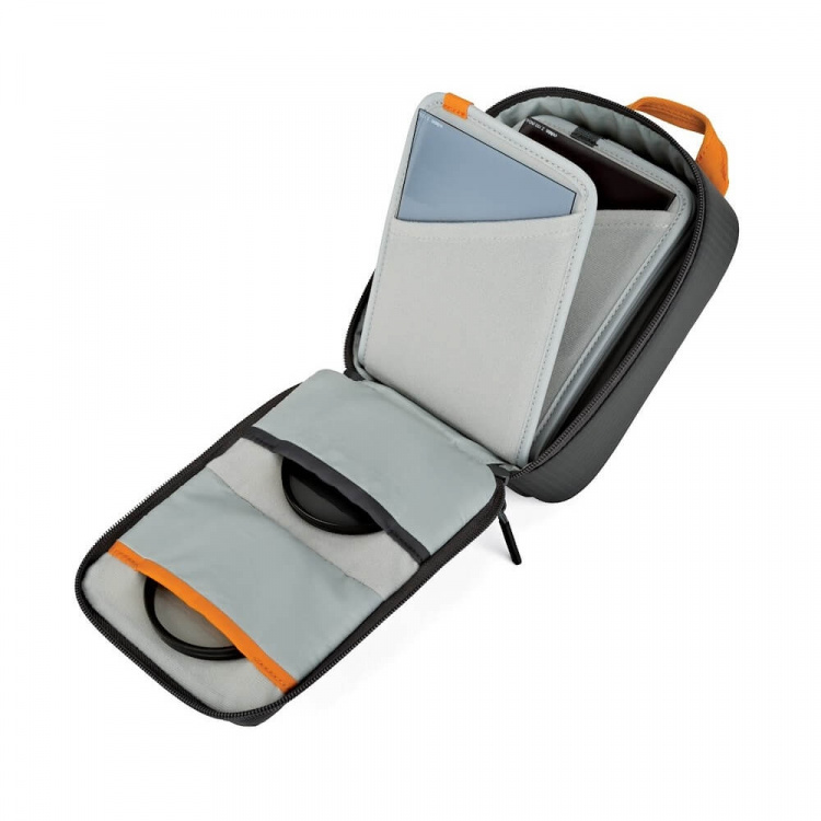 Lowepro Filter Pouch GearUp 100 Tummanharmaa