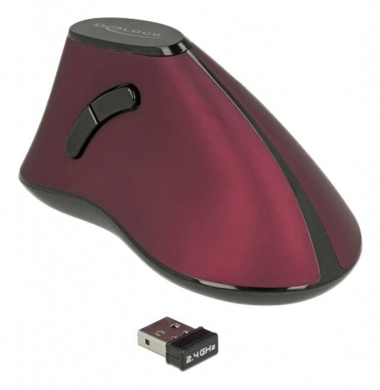 Ergonomic vertical optical 5-button mouse 2.4 GHz wireless