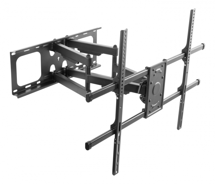 DELTACO OFFICE er.suur. näytön seinäteline, 3 niveltä, 65