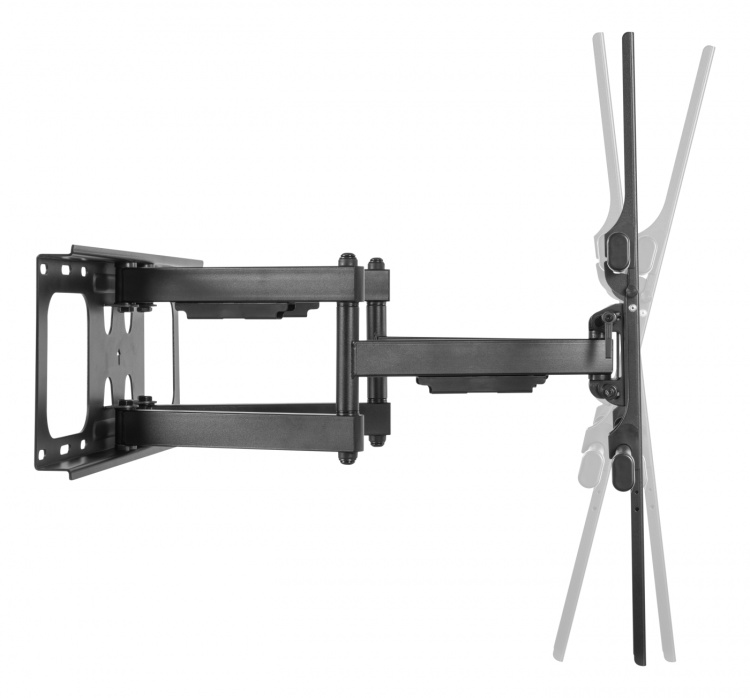 DELTACO OFFICE er.suur. näytön seinäteline, 3 niveltä, 65