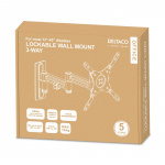 DELTACO Office lukitt. 3-niv. seinäteline,13 DELTACO Office lukitt. 3-niv. seinäteline,13