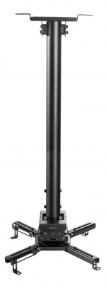 DELTACO OFFICE projektorin kattoteline, 745mm-1145mm, 35kg, musta