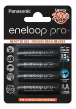 Eneloop Pro Battery 4xAA 2450mAh BK-3HCDE/4BE Eneloop Pro Battery 4xAA 2450mAh BK-3HCDE/4BE
