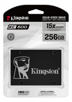 Kingston KC600 SSD-levy, SATA, 256GB, 2,5