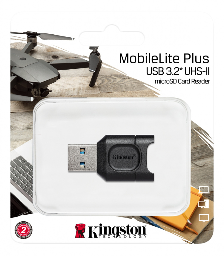 Kingston MobileLite Plus USB 3.1 microSDHC/SDXC UHS-II Card Reader