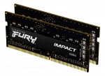 Kingston 32GB 2666MHz DDR4 CL16 SODIMM (Kit of 2) FURY Impact