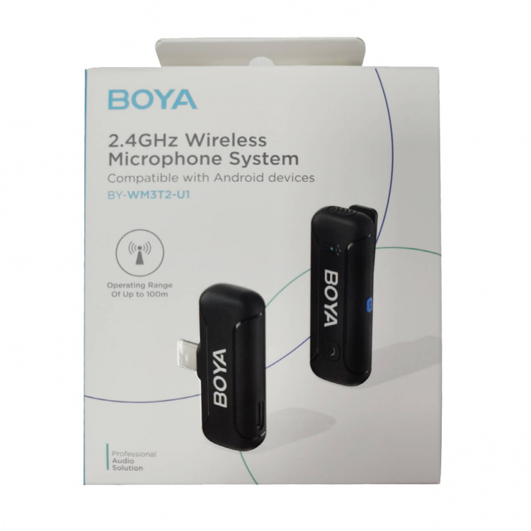 BOYA Wireless Microphone x1 BY-WM3 USB-C BOYA Wireless Microphone x1 BY-WM3 USB-C