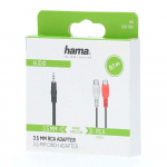 Hama Adapter Audio 2x RCA Sockets to 3.5 Jack Plug