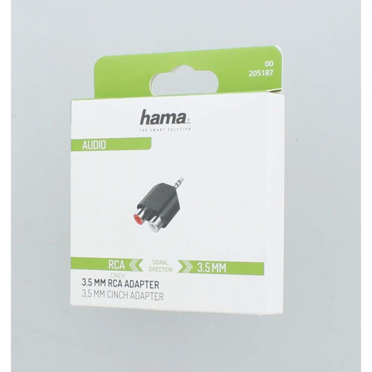Hama Adapter Audio 2x RCA Socket to 3.5 Jack Hama Adapter Audio 2x RCA Socket to 3.5 Jack