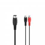 Hama Adapter Audio 2x RCA Female to DIN 5-pin Male