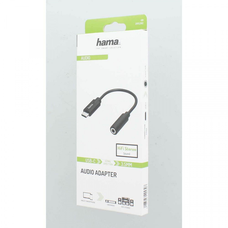 Hama Adapter Audio USB-C to 3.5 mm Stereo Hama Adapter Audio USB-C to 3.5 mm Stereo