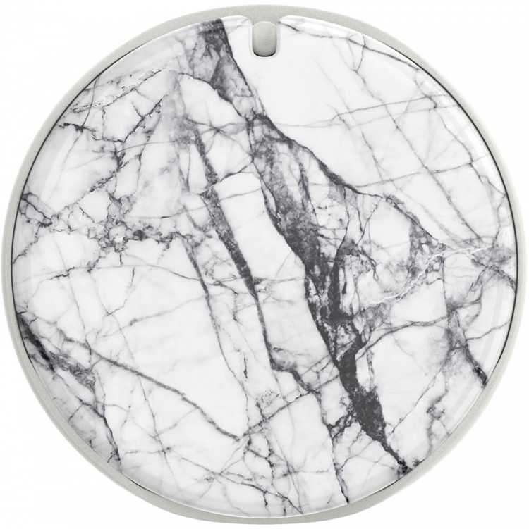 POPSOCKETS Mirror Dove White Marble Gloss Irrotettava Grip Telinetoiminnolla LUXE PopMirror