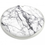 POPSOCKETS Mirror Dove White Marble Gloss Irrotettava Grip Telinetoiminnolla LUXE PopMirror