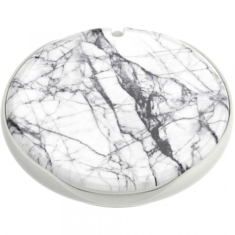 POPSOCKETS Mirror Dove White Marble Gloss Irrotettava Grip Telinetoiminnolla LUXE PopMirror