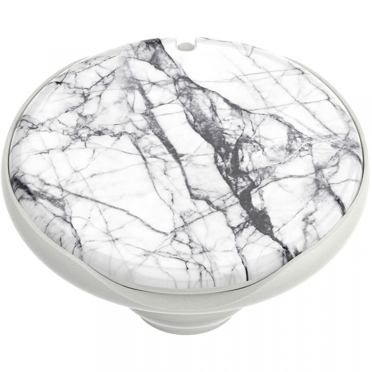 POPSOCKETS Mirror Dove White Marble Gloss Irrotettava Grip Telinetoiminnolla LUXE PopMirror