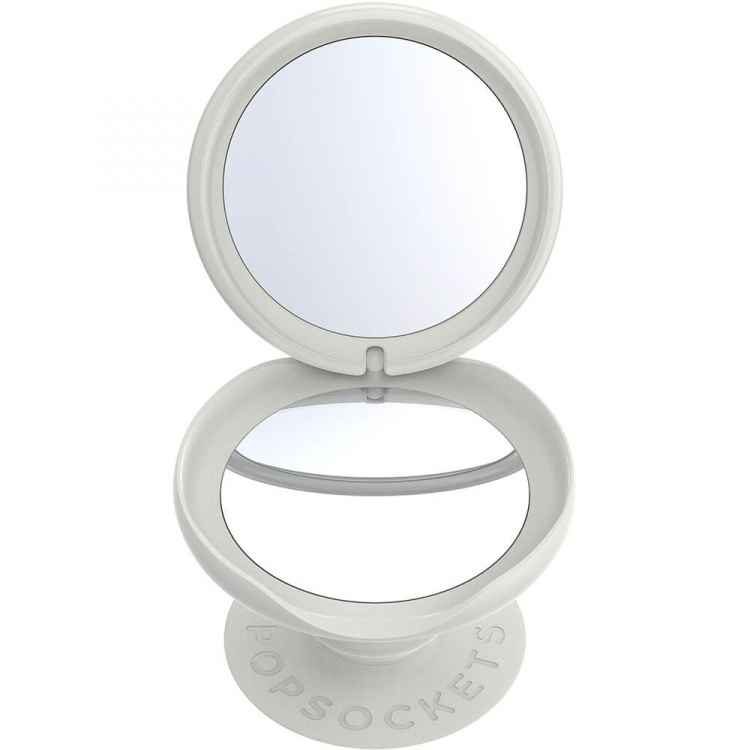 POPSOCKETS Mirror Dove White Marble Gloss Irrotettava Grip Telinetoiminnolla LUXE PopMirror