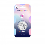 POPSOCKETS Mirror Dove White Marble Gloss Irrotettava Grip Telinetoiminnolla LUXE PopMirror