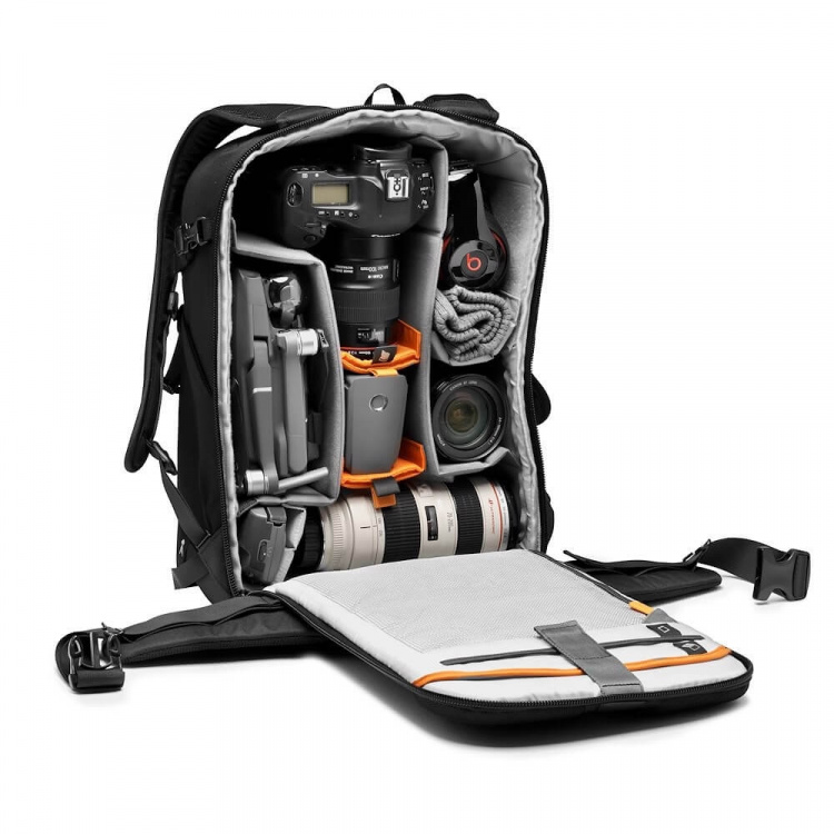 Lowepro Flipside BP 400 AW III -kamerareppu, musta Lowepro Flipside BP 400 AW III -kamerareppu, musta