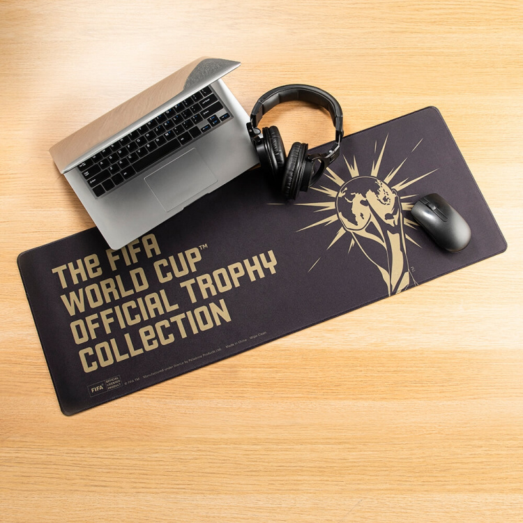 FIFA Deskmat Black and Gold 300x800x2 mm