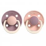 REBAEL Pacifier 2-Pack Size 1 Misty Soft Mouse / Tornado Plum Mouse