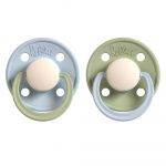 REBAEL Pacifier 2-Pack Size 1 Cold Pearly Dolphin / Cloudy Pearly Elephant