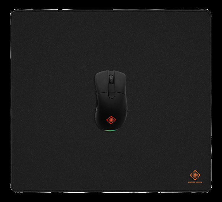 DELTACO GAMING DMP460 L Mousepad, 450x400x4mm, stitched edges, black DELTACO GAMING DMP460 L Mousepad, 450x400x4mm, stitched edges, black