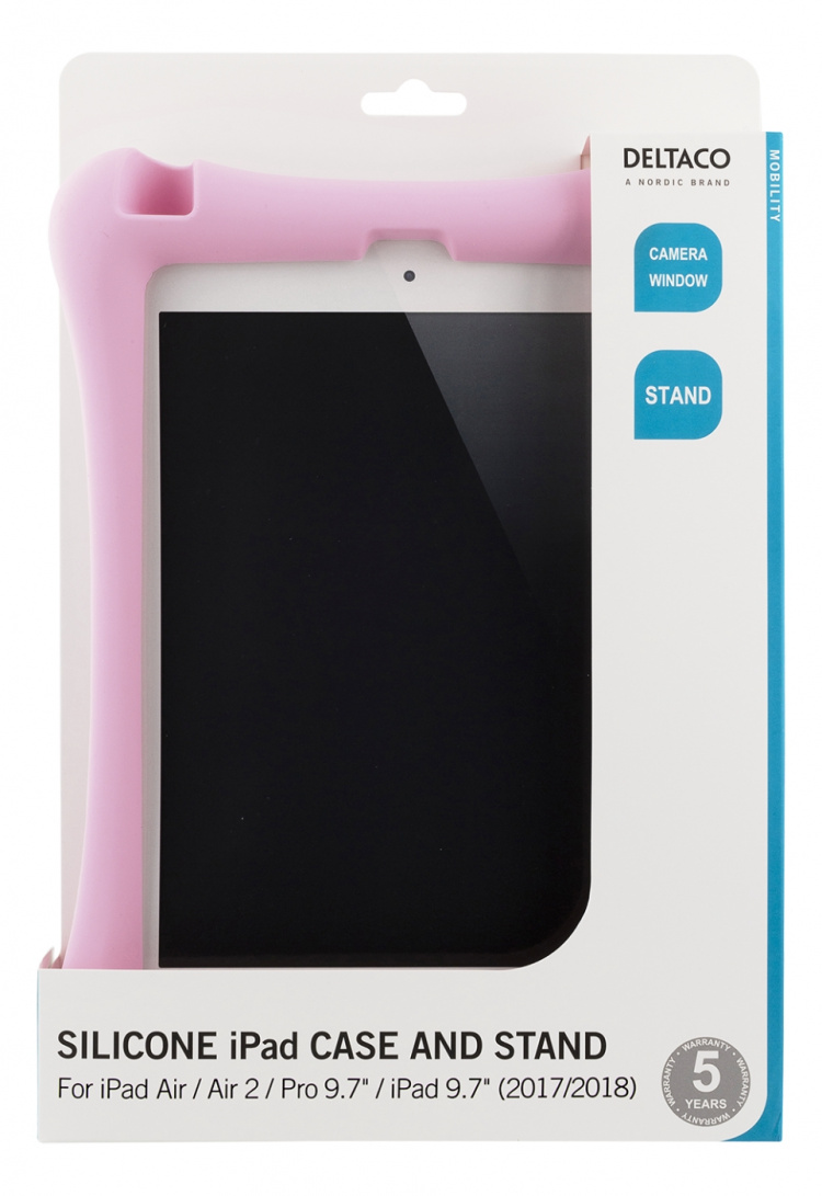 DELTACO silikonikotelo iPad Air, iPad Air 2 ja 9,7 DELTACO silikonikotelo iPad Air, iPad Air 2 ja 9,7