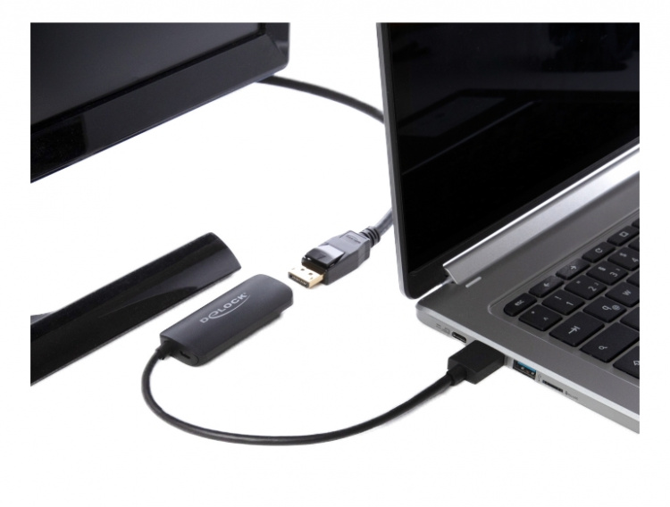 Delock Adapter HDMI-A male to DisplayPort female 4K 60 Hz Delock Adapter HDMI-A male to DisplayPort female 4K 60 Hz