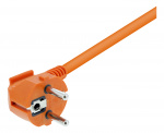 DELTACO yksiosainen jatkojohto, IP20 H05VV-F 3G1.5 20m, Oranssi DELTACO yksiosainen jatkojohto, IP20 H05VV-F 3G1.5 20m, Oranssi
