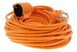DELTACO yksiosainen jatkojohto, IP20 H05VV-F 3G1.5 20m, Oranssi DELTACO yksiosainen jatkojohto, IP20 H05VV-F 3G1.5 20m, Oranssi