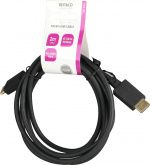 DELTACO ULTRA High Speed HDMI-cable, 48Gbps, 2m, black DELTACO ULTRA High Speed HDMI-cable, 48Gbps, 2m, black