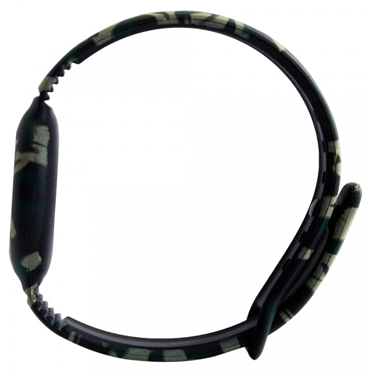 DELTACO Apple AirTagin ranneke, silikonia, säädett. koko, maastokuvio DELTACO Apple AirTagin ranneke, silikonia, säädett. koko, maastokuvio