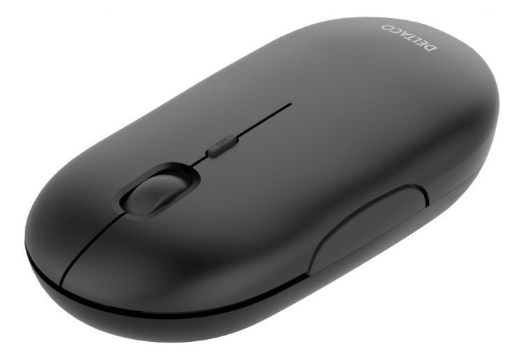 DELTACO litteä langaton hiiri, hiljaiset painikkeet, USB-vastaanotin DELTACO litteä langaton hiiri, hiljaiset painikkeet, USB-vastaanotin