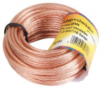 Hama Kaiutinjohto 2x1.5mm2 5m Läpinäkyvä