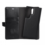 Buffalo 2in1 Wallet Leather 3 card Samsung S23 5G Ultra Black