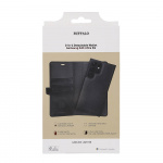 Buffalo 2in1 Wallet Leather 3 card Samsung S23 5G Ultra Black
