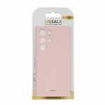 Onsala Backcover Silicone Samsung S23 Ultra 5G Chalk Pink