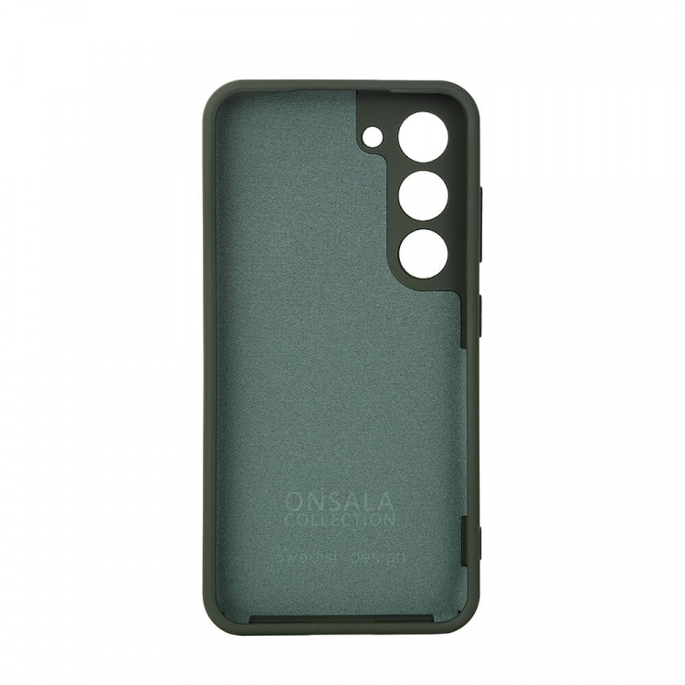 Onsala Backcover Silicone Samsung S23 5G Olive Green Onsala Backcover Silicone Samsung S23 5G Olive Green