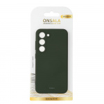 Onsala Backcover Silicone Samsung S23 5G Olive Green Onsala Backcover Silicone Samsung S23 5G Olive Green