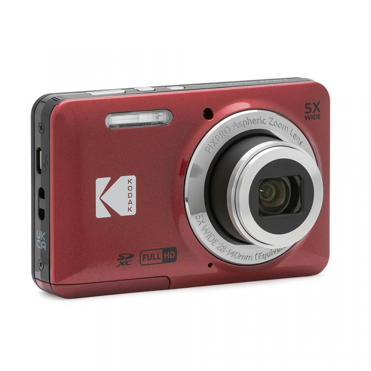 KODAK Digital Camera Pixpro FZ55 CMOS 5x 16MP Red