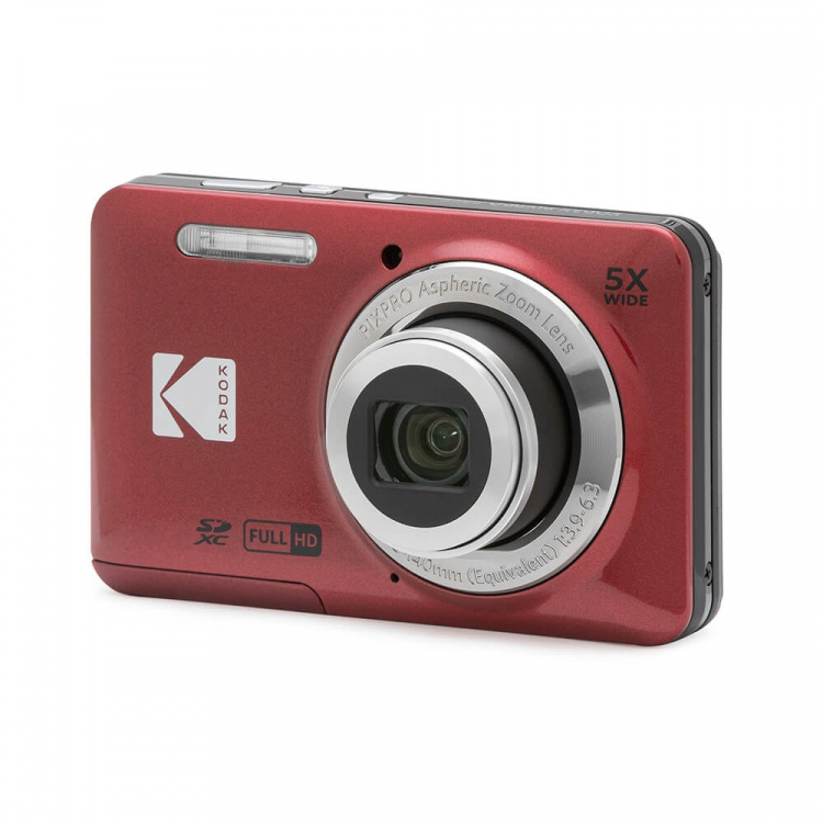 KODAK Digital Camera Pixpro FZ55 CMOS 5x 16MP Red