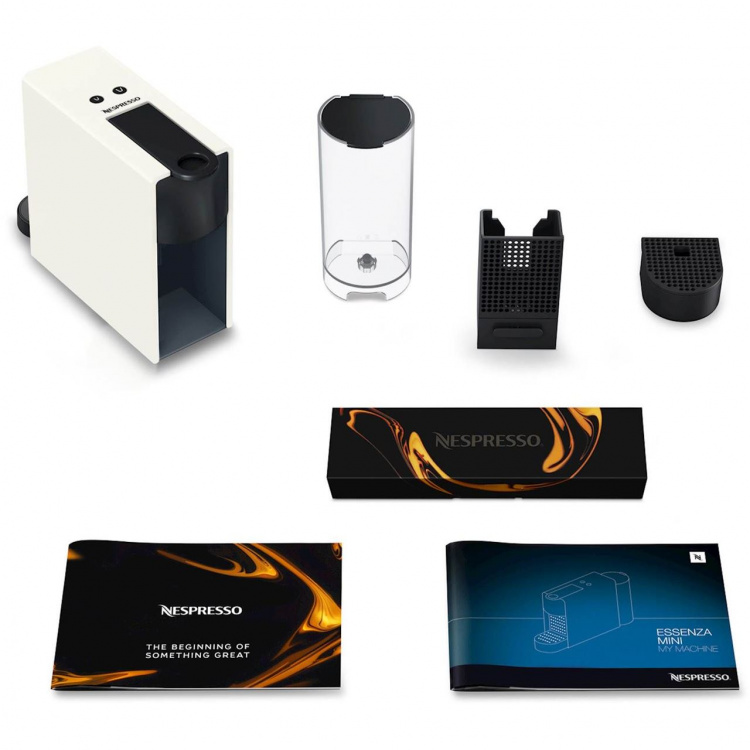 Krups Kapselmaskin Essenza Mini, 0,6 l. White Krups Kapselmaskin Essenza Mini, 0,6 l. White