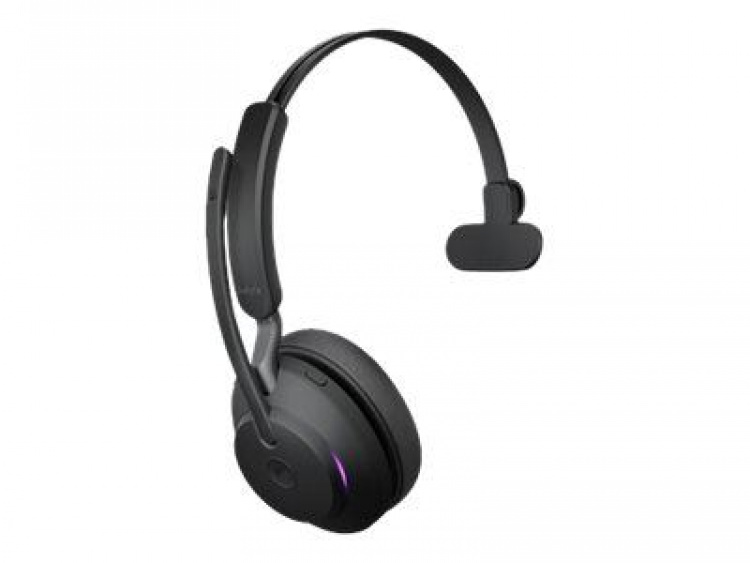 Jabra Office Headset med Laddställ, Jabra Evolve2 65 Link380a Ms Mono Black Jabra Office Headset med Laddställ, Jabra Evolve2 65 Link380a Ms Mono Black