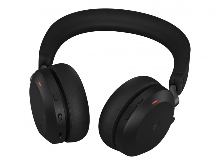 Jabra Office Trådlösa Hörlurar med Laddställ, Jabra Evolve2 75 Link380c Ms Stereo Black